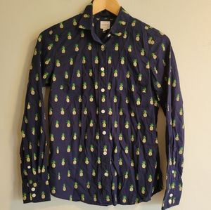 J Crew The Perfect Shirt Button Down Size XS